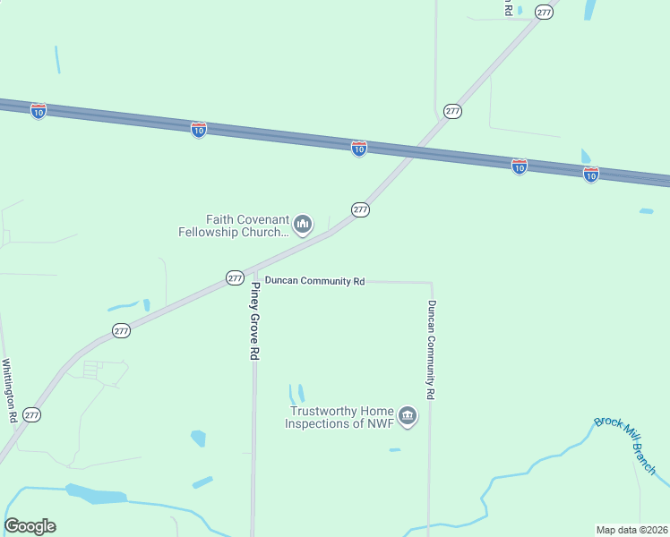 map of restaurants, bars, coffee shops, grocery stores, and more near 1330-1398 Duncan Community Road in Chipley
