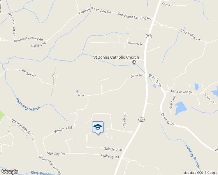 map of restaurants, bars, coffee shops, grocery stores, and more near 7203 River Road in Bay Minette
