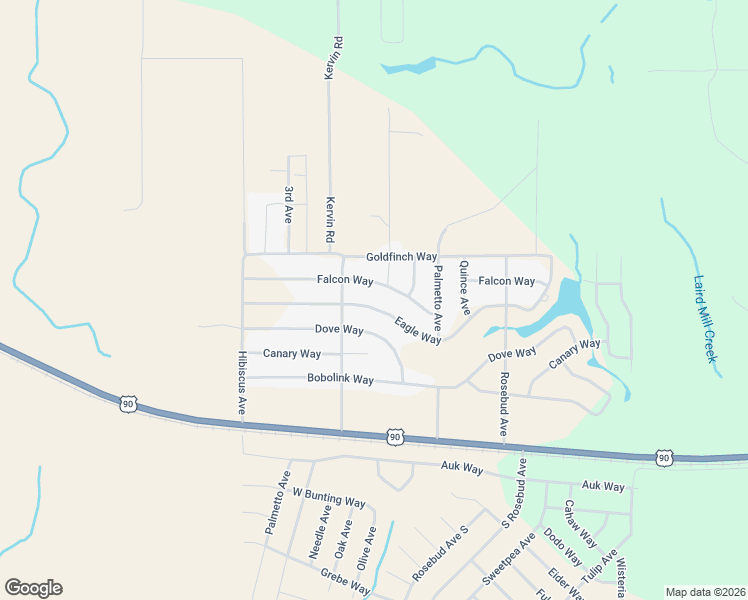 map of restaurants, bars, coffee shops, grocery stores, and more near 4641 Eagle Way in Crestview