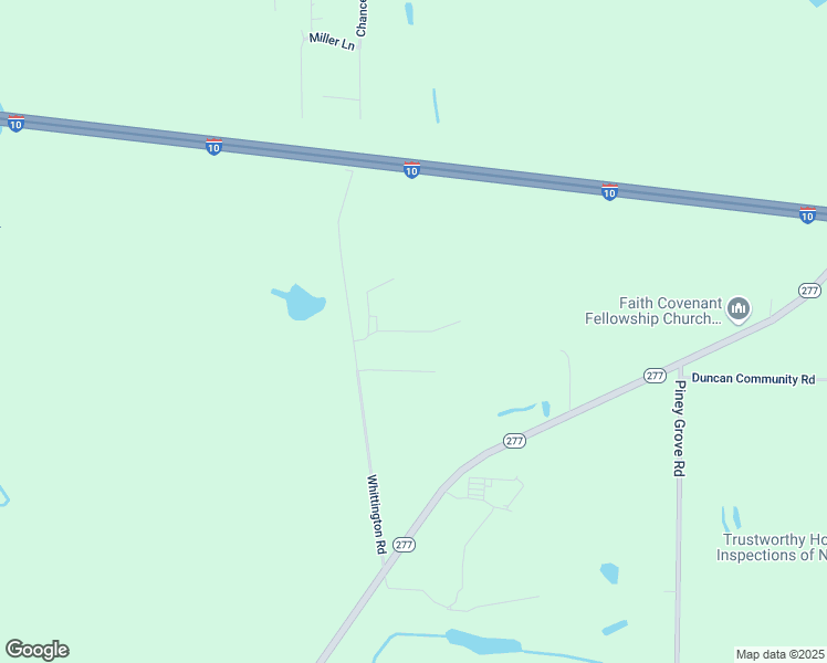 map of restaurants, bars, coffee shops, grocery stores, and more near 1143 Whittington Road in Chipley