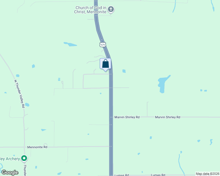 map of restaurants, bars, coffee shops, grocery stores, and more near 125 Lee Eason Road in DeRidder