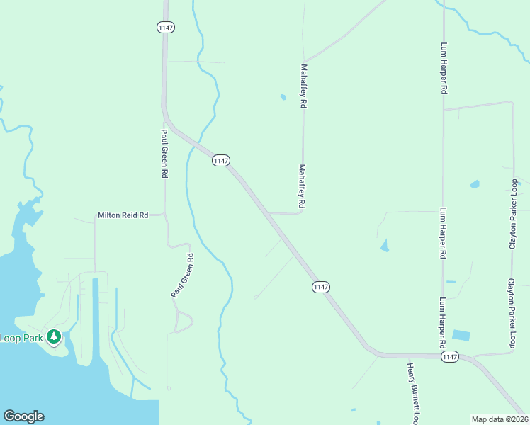 map of restaurants, bars, coffee shops, grocery stores, and more near Highway 1147 in DeRidder