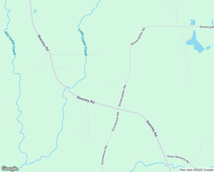 map of restaurants, bars, coffee shops, grocery stores, and more near 142 Stonecypher Road in Lucedale
