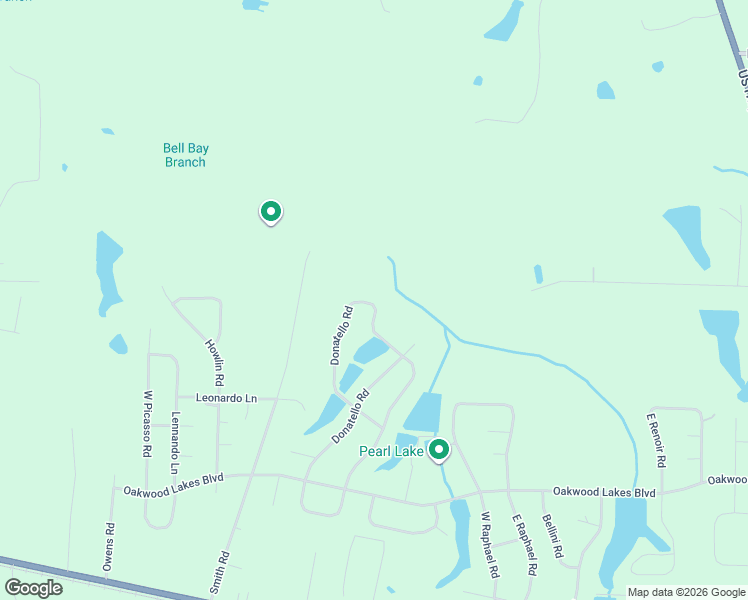map of restaurants, bars, coffee shops, grocery stores, and more near 537 North Raphael Road in DeFuniak Springs