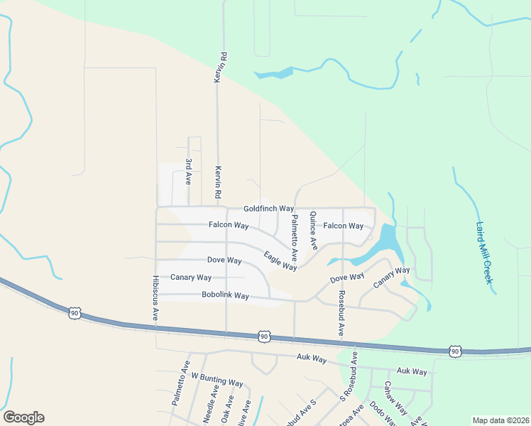 map of restaurants, bars, coffee shops, grocery stores, and more near 5192 Azalea Avenue in Crestview