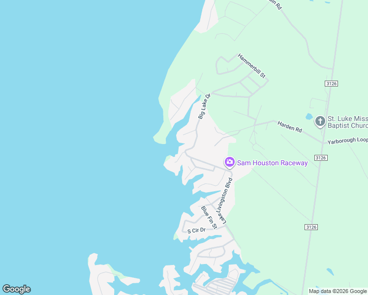 map of restaurants, bars, coffee shops, grocery stores, and more near 834 Big Lake Drive in Livingston