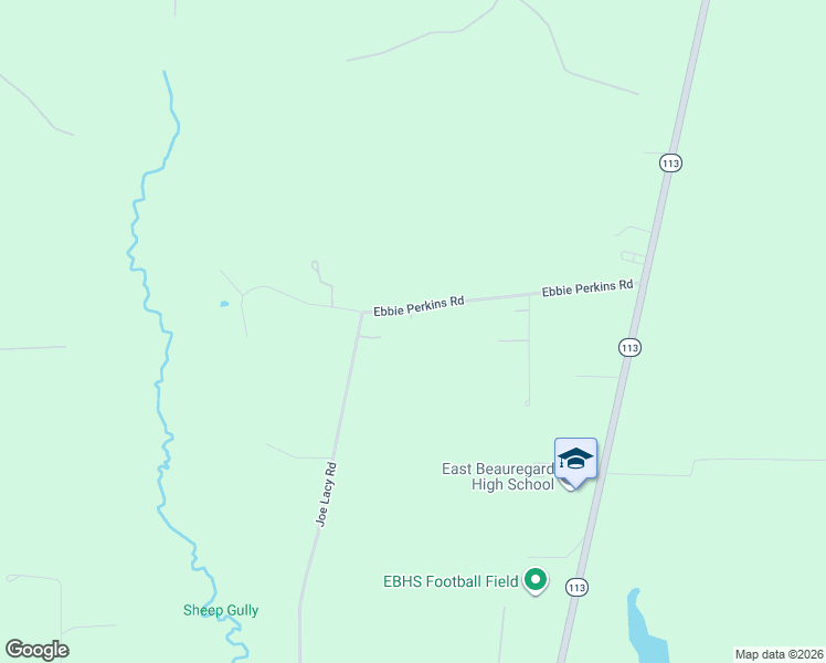 map of restaurants, bars, coffee shops, grocery stores, and more near 357 Ebbie Perkins Road in DeRidder