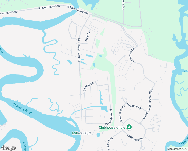 map of restaurants, bars, coffee shops, grocery stores, and more near 176 Lonesome Pine Road in St. Marys