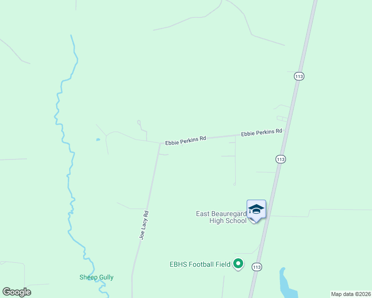 map of restaurants, bars, coffee shops, grocery stores, and more near 357 Ebbie Perkins Road in DeRidder