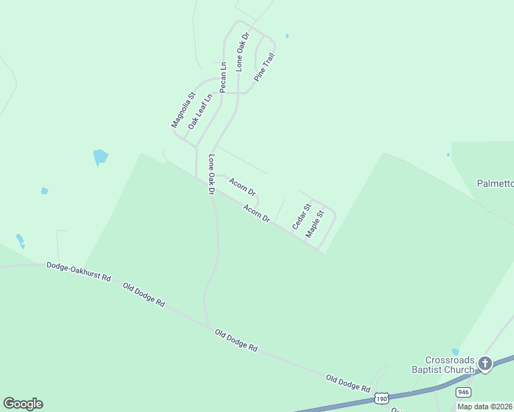 map of restaurants, bars, coffee shops, grocery stores, and more near 200 Sweet Gum in Oakhurst