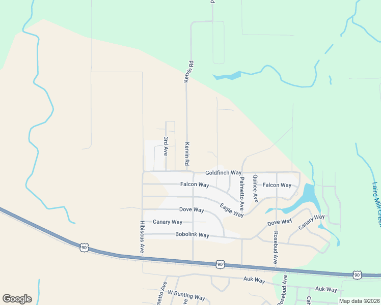 map of restaurants, bars, coffee shops, grocery stores, and more near 5237 Kervin Road in Crestview