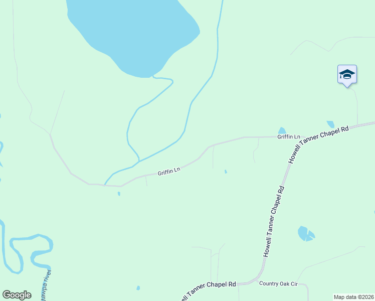 map of restaurants, bars, coffee shops, grocery stores, and more near 211 Griffin Lane in Lucedale