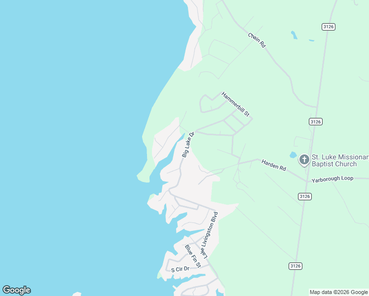 map of restaurants, bars, coffee shops, grocery stores, and more near 590 Big Lake Dr in Livingston