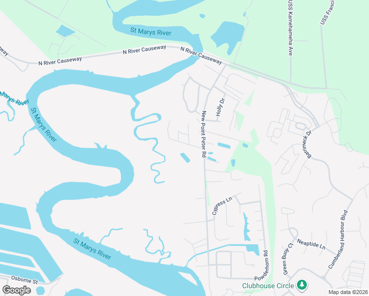 map of restaurants, bars, coffee shops, grocery stores, and more near 95 Pagan Street in St. Marys