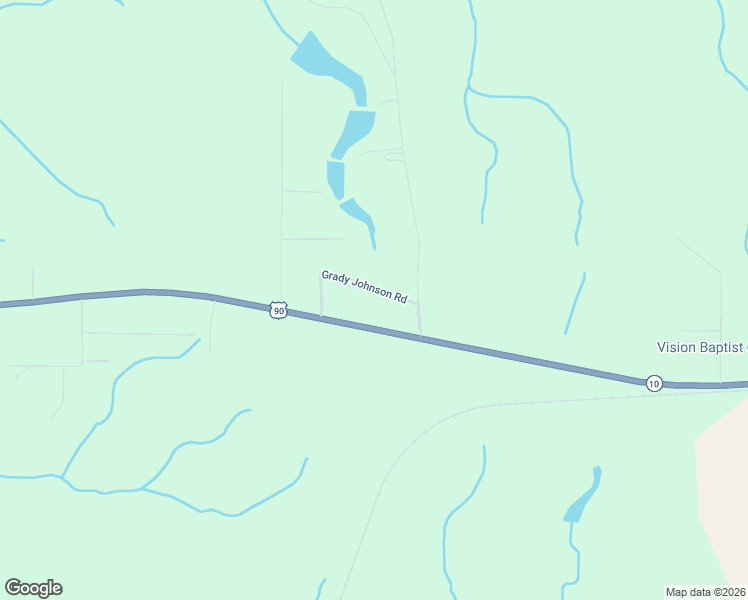 map of restaurants, bars, coffee shops, grocery stores, and more near 3658 Grady Johnson Road in Crestview