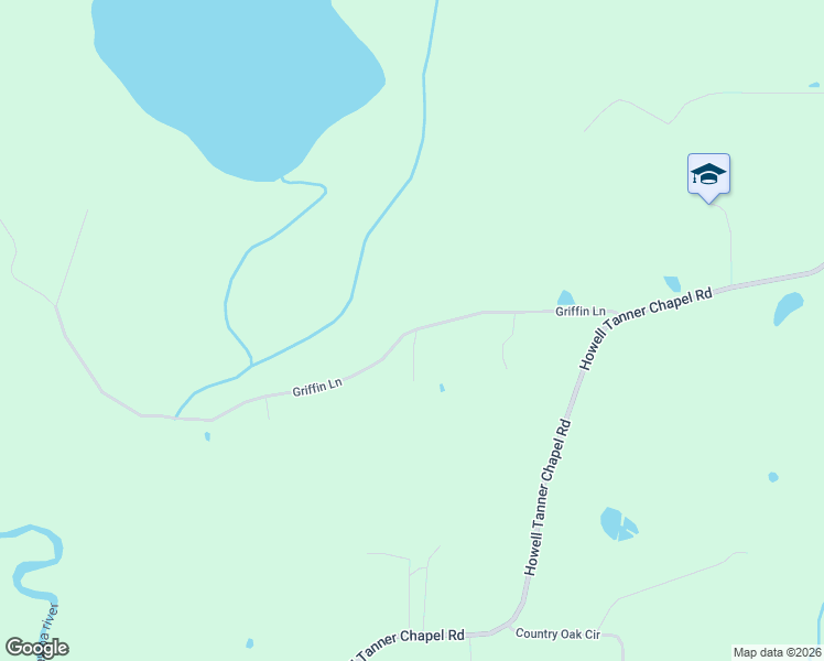 map of restaurants, bars, coffee shops, grocery stores, and more near 211 Griffin Lane in Lucedale