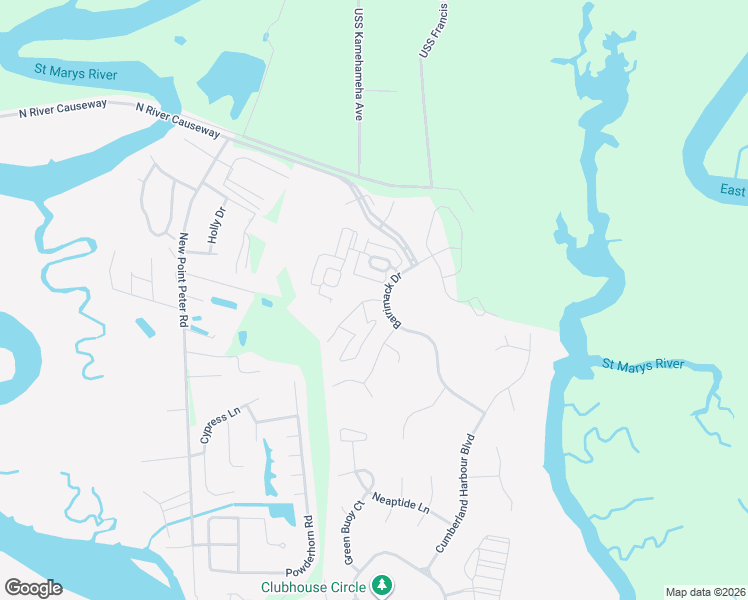 map of restaurants, bars, coffee shops, grocery stores, and more near 203 Barrimack Drive in St. Marys