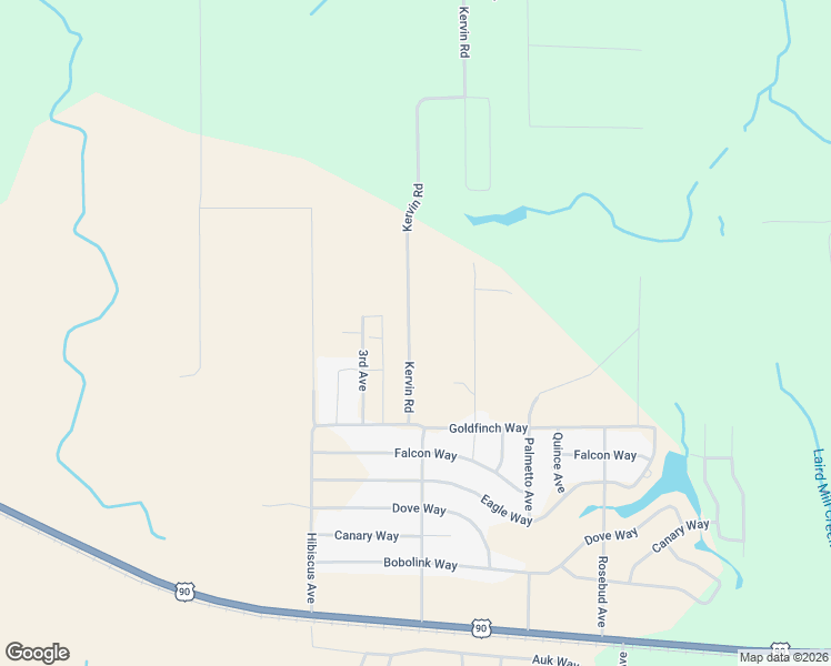 map of restaurants, bars, coffee shops, grocery stores, and more near 5215 Kervin Road in Crestview