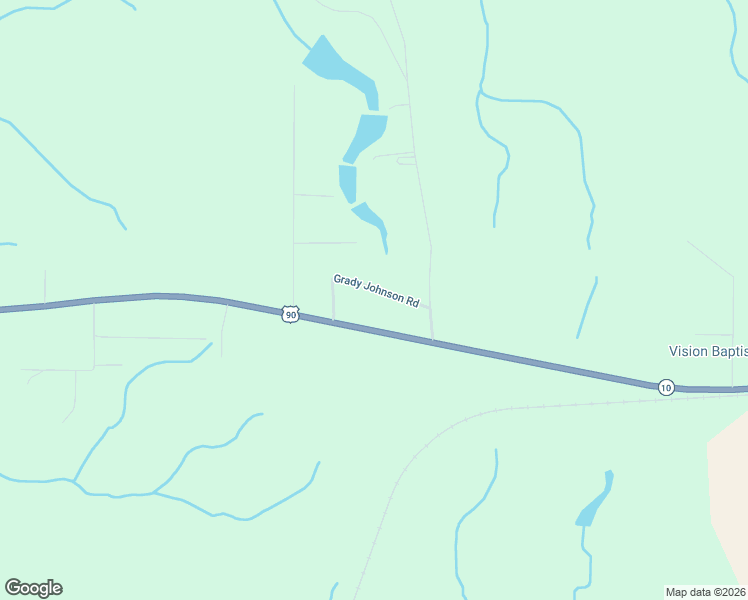 map of restaurants, bars, coffee shops, grocery stores, and more near 3658 Grady Johnson Road in Crestview