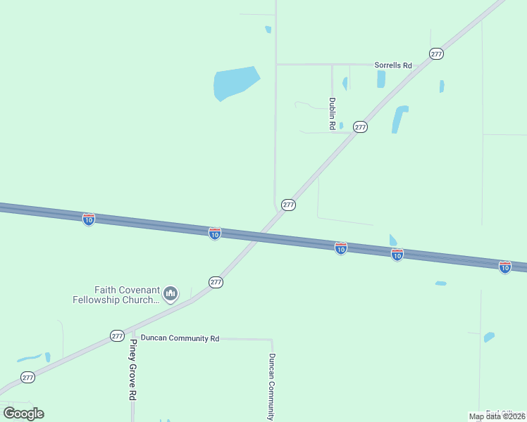 map of restaurants, bars, coffee shops, grocery stores, and more near 1139 Florida 277 in Chipley