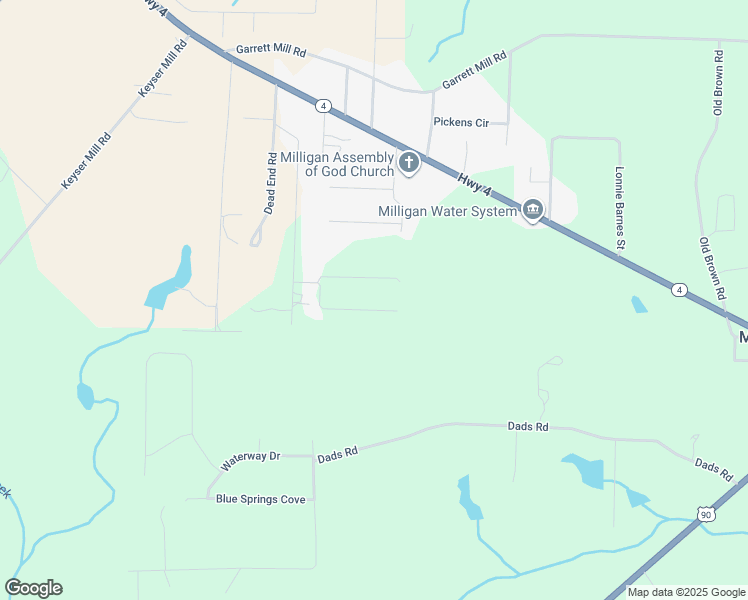 map of restaurants, bars, coffee shops, grocery stores, and more near 1519 Trotter Way in Baker