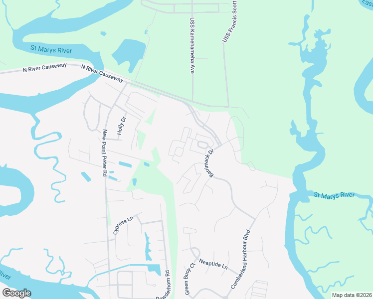 map of restaurants, bars, coffee shops, grocery stores, and more near 113 Hamlet Circle in St. Marys