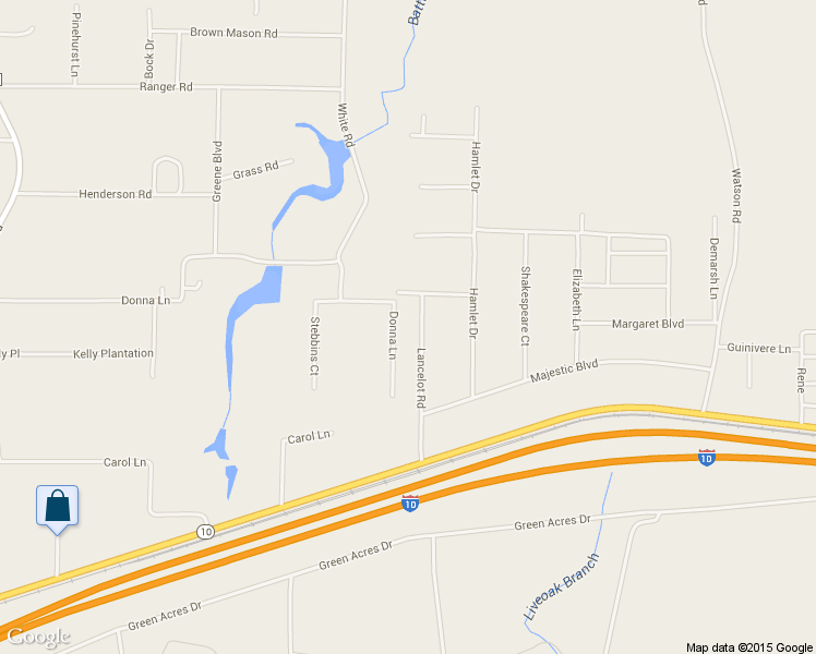 map of restaurants, bars, coffee shops, grocery stores, and more near 319 Lancelot Road in DeFuniak Springs