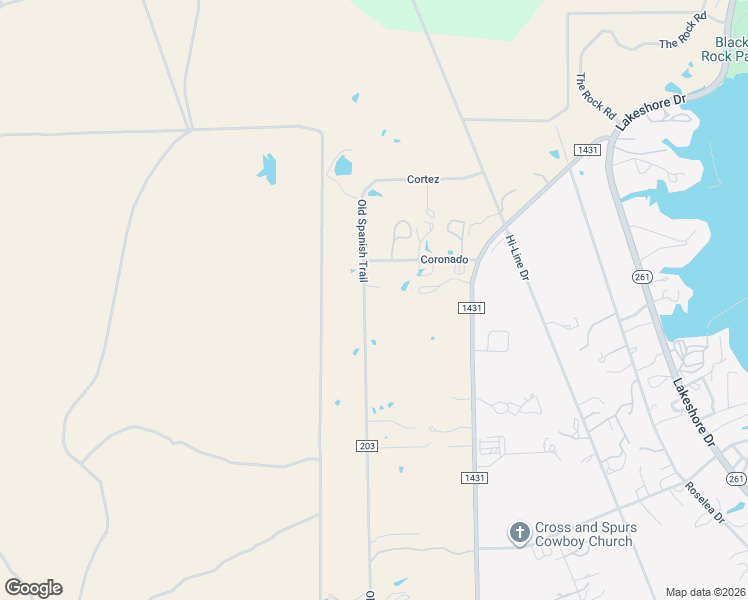 map of restaurants, bars, coffee shops, grocery stores, and more near 1450 Old Spanish Trail in Buchanan Dam