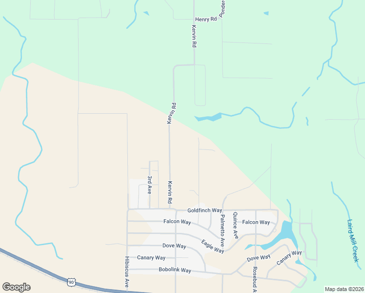 map of restaurants, bars, coffee shops, grocery stores, and more near 5264 Fowler Road in Crestview