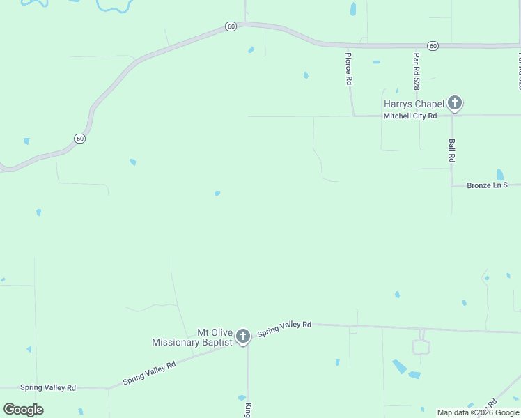 map of restaurants, bars, coffee shops, grocery stores, and more near 59032 Mitchell City Road in Bogalusa