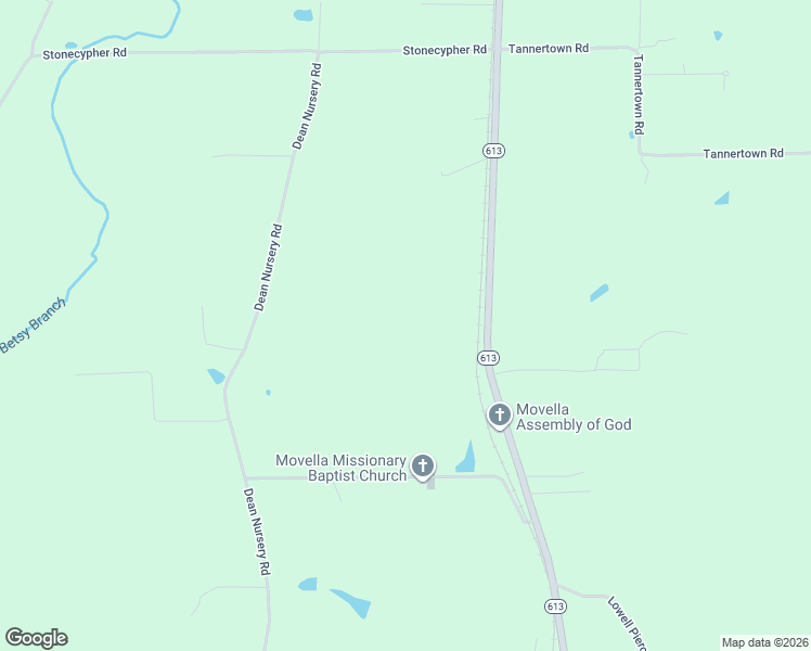 map of restaurants, bars, coffee shops, grocery stores, and more near 1181 Mississippi 613 in Lucedale