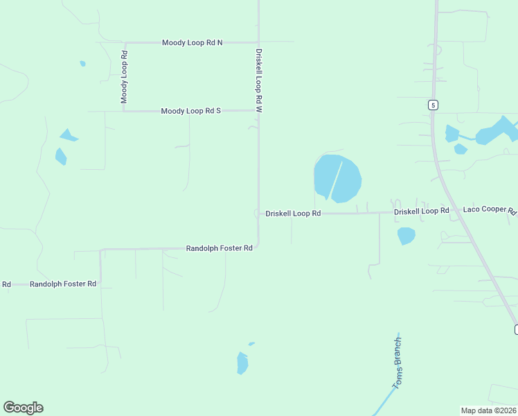 map of restaurants, bars, coffee shops, grocery stores, and more near 3107 Driskell Loop Road West in Wilmer