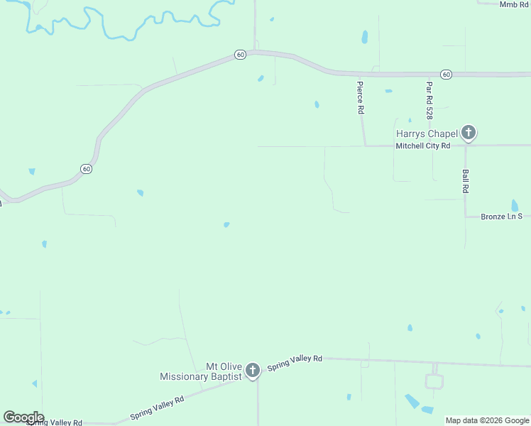 map of restaurants, bars, coffee shops, grocery stores, and more near 59032 Mitchell City Road in Bogalusa