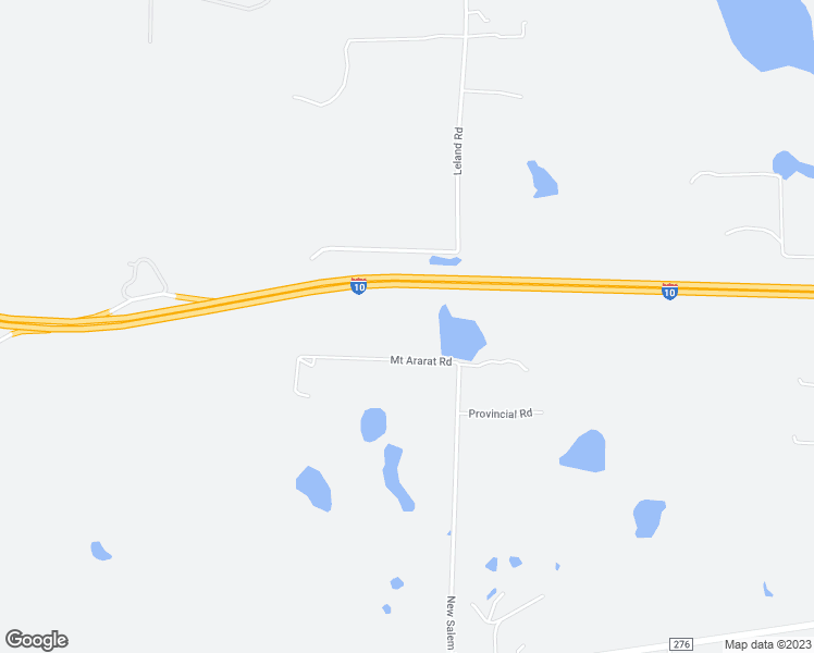 map of restaurants, bars, coffee shops, grocery stores, and more near 2576 Leland Road in Marianna