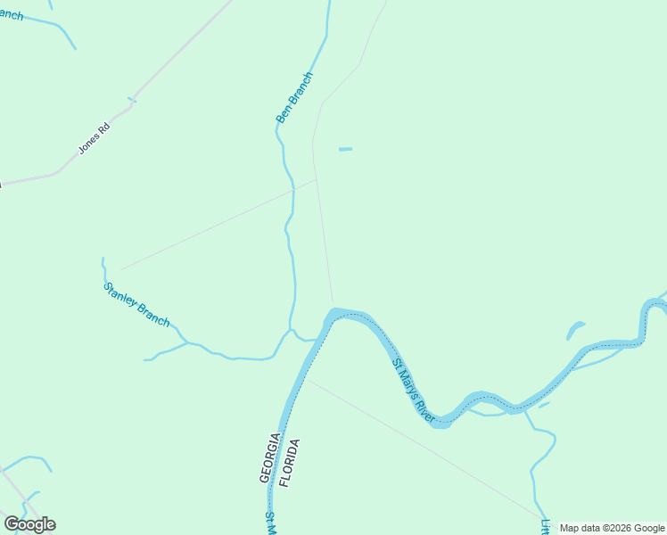 map of restaurants, bars, coffee shops, grocery stores, and more near 3047 John Burch Road in Folkston