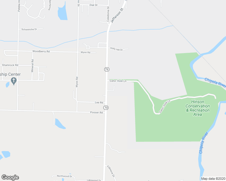 map of restaurants, bars, coffee shops, grocery stores, and more near 4400 Orchard Pointe Drive in Marianna