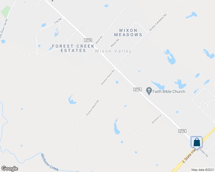 map of restaurants, bars, coffee shops, grocery stores, and more near 6855 Glockzin Ranch Road in Bryan
