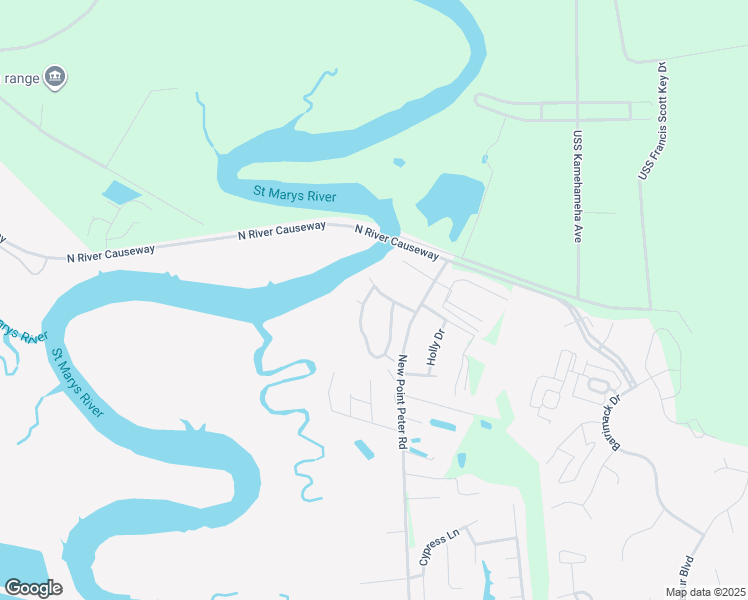 map of restaurants, bars, coffee shops, grocery stores, and more near 487 Point Peter Place in Saint Marys