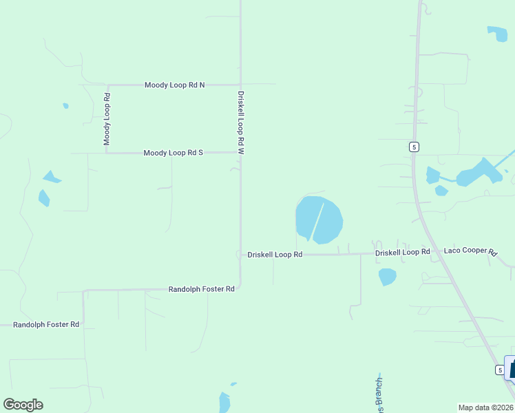 map of restaurants, bars, coffee shops, grocery stores, and more near 3107-3143 Driskell Loop Road West in Wilmer