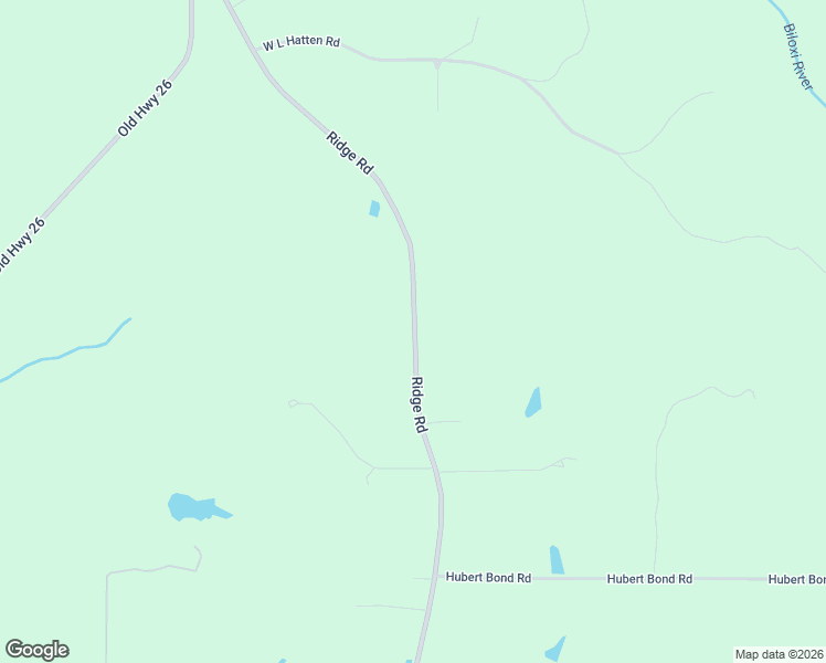 map of restaurants, bars, coffee shops, grocery stores, and more near 1773 Ridge Road in Perkinston