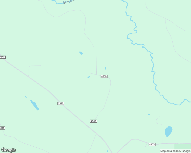 map of restaurants, bars, coffee shops, grocery stores, and more near County Road 4350 in Woodville