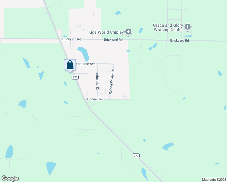 map of restaurants, bars, coffee shops, grocery stores, and more near 1128 Roland Fowler Drive in Chipley