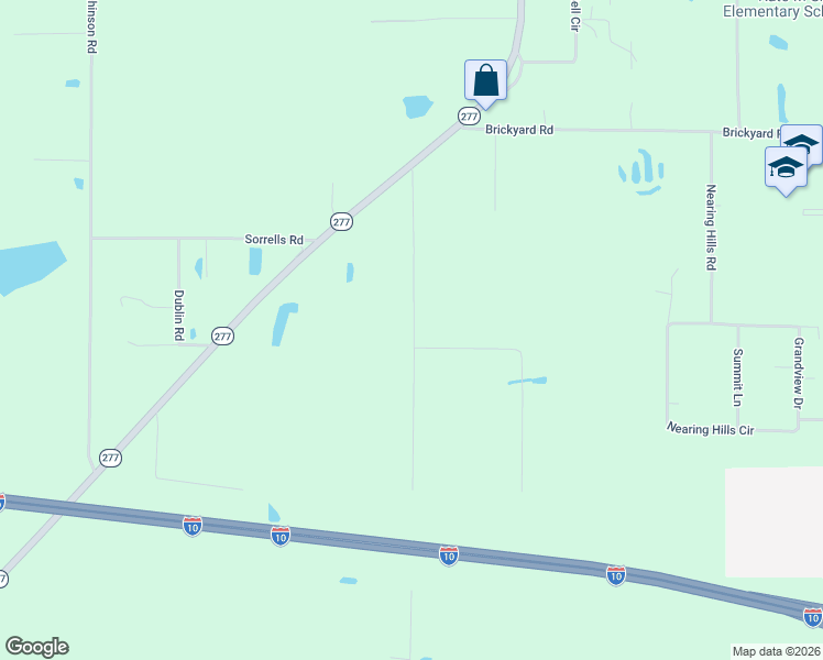 map of restaurants, bars, coffee shops, grocery stores, and more near 968 Oswald Gilbert Drive in Chipley
