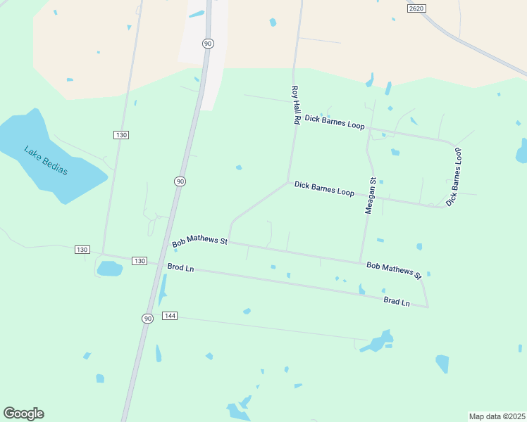 map of restaurants, bars, coffee shops, grocery stores, and more near 19734 Roy Hall Road in Bedias