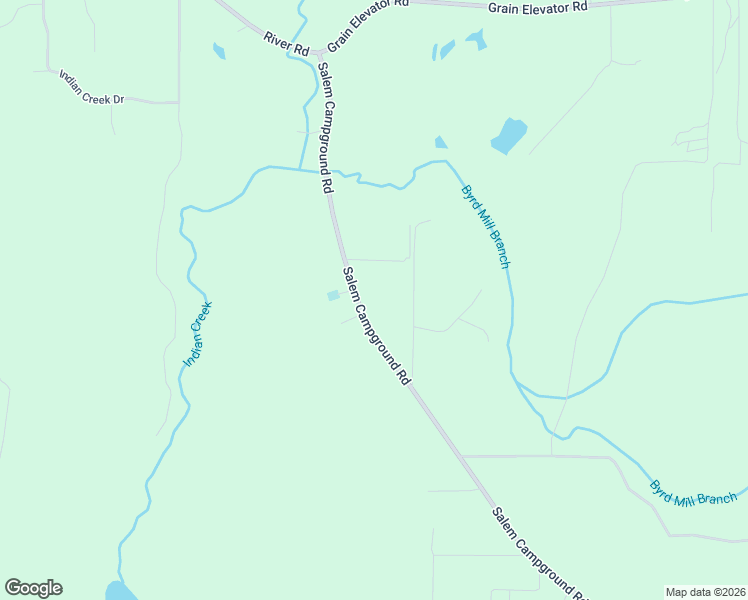 map of restaurants, bars, coffee shops, grocery stores, and more near 2133 Salem Campground Road in Lucedale