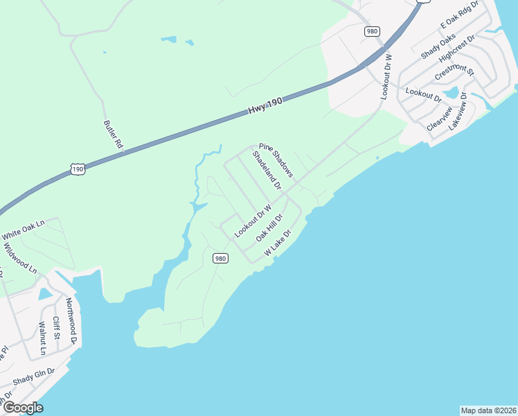 map of restaurants, bars, coffee shops, grocery stores, and more near 51 Tall Timbers in Point Blank