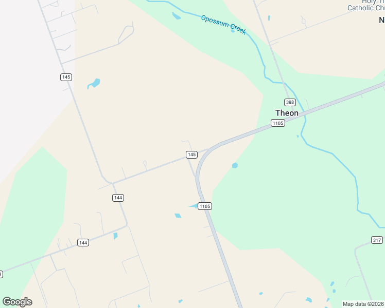 map of restaurants, bars, coffee shops, grocery stores, and more near 100 County Road 145 in Georgetown