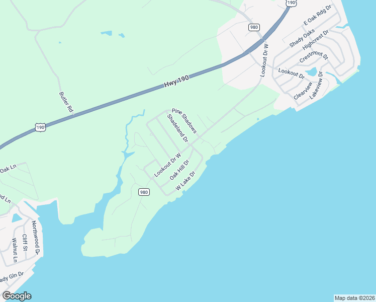 map of restaurants, bars, coffee shops, grocery stores, and more near 689 Farm to Market 980 in Point Blank