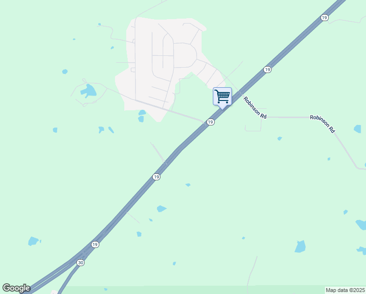 map of restaurants, bars, coffee shops, grocery stores, and more near 2321 Texas 19 in Huntsville