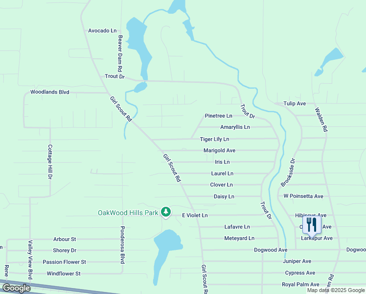 map of restaurants, bars, coffee shops, grocery stores, and more near 123 Marigold Avenue in DeFuniak Springs